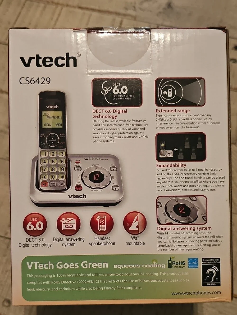 VTech CS6429 Cordless Answering System - NEW IN BOX